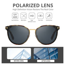 Load image into Gallery viewer, 2023  Brand Design Round Polarized Sunglasses Women Gradient Lenses Ladies  Sun Glasses Shades for Women
