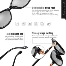 Load image into Gallery viewer, 2023  Brand Diamond Square Photochromic Sunglasses Women Polarized Tinted lens Anti-glare Sun Glasses lunette soleil femme