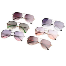 Load image into Gallery viewer, 2023  Brand Sunglasses Women Pilot Style  Popular Brown Gradient Sun Glasses Metal Frame Gorgeous Eyewear Oculos