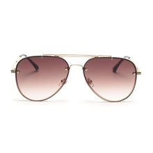 Load image into Gallery viewer, 2023  Brand Sunglasses Women Pilot Style  Popular Brown Gradient Sun Glasses Metal Frame Gorgeous Eyewear Oculos