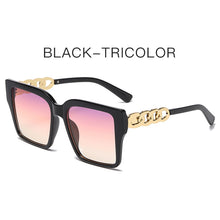 Load image into Gallery viewer, 2023  Designer Sunglasses Women Square Oversized Eyewear Shades for Ladies Blue Pink Gradient Sun Glasses