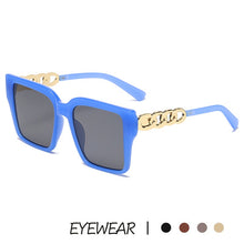 Load image into Gallery viewer, 2023  Designer Sunglasses Women Square Oversized Eyewear Shades for Ladies Blue Pink Gradient Sun Glasses