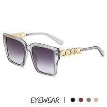 Load image into Gallery viewer, 2023  Designer Sunglasses Women Square Oversized Eyewear Shades for Ladies Blue Pink Gradient Sun Glasses