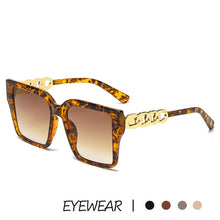 Load image into Gallery viewer, 2023  Designer Sunglasses Women Square Oversized Eyewear Shades for Ladies Blue Pink Gradient Sun Glasses