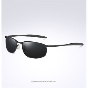 2022  HD Polarized Sunglasses for Mens Silver Metal Frame Driving Pilot Glasses Eyewear Male Black Shades Gafas De Sol