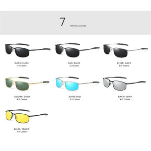 2022  HD Polarized Sunglasses for Mens Silver Metal Frame Driving Pilot Glasses Eyewear Male Black Shades Gafas De Sol