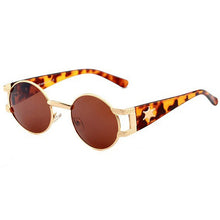 Load image into Gallery viewer, 2023  Metal Carved Round Sunglasses Women Vintage Sun Glasses Men Oval Sunglass Oculos Feminino Lentes Gafas De Sol UV400