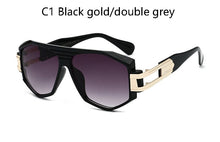Load image into Gallery viewer, 2023  Oversize Gradient Sunglasses Men Glasses Classic Brand Designer Retro Sun Glasses Women Sexy Eyewear Shades