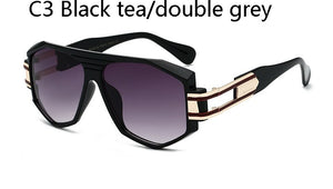 2023  Oversize Gradient Sunglasses Men Glasses Classic Brand Designer Retro Sun Glasses Women Sexy Eyewear Shades