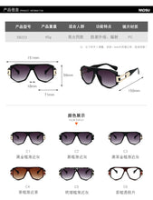 Load image into Gallery viewer, 2023  Oversize Sunglasses Men Glasses Classic Brand Designer Retro Sun Glasses Women Sexy Eyewear Unisex Shades