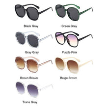 Load image into Gallery viewer, 2022  Round Big Size Oversized Sunglasses Women Brand Designer Sun Glasses For Female  Retro Eyewear