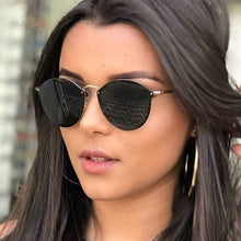 Load image into Gallery viewer, 2023  Round Sunglasses Women Brand Designer CatEye Retro Rimless Sunglass Mirror Sun Glasses Female zonnebril dames