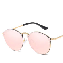 Load image into Gallery viewer, 2023  Round Sunglasses Women Brand Designer CatEye Retro Rimless Sunglass Mirror Sun Glasses Female zonnebril dames