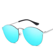 Load image into Gallery viewer, 2023  Round Sunglasses Women Brand Designer CatEye Retro Rimless Sunglass Mirror Sun Glasses Female zonnebril dames