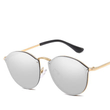 Load image into Gallery viewer, 2023  Round Sunglasses Women Brand Designer CatEye Retro Rimless Sunglass Mirror Sun Glasses Female zonnebril dames