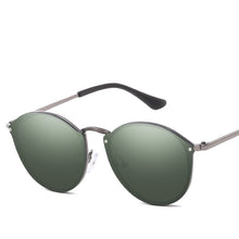 Load image into Gallery viewer, 2023  Round Sunglasses Women Brand Designer CatEye Retro Rimless Sunglass Mirror Sun Glasses Female zonnebril dames