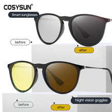 Carica l&#39;immagine nel visualizzatore di Gallery, 2023 Occhiali da sole fotocromatici da donna Occhiali da sole per visione notturna da giorno femminile Occhiali da donna polarizzati Ombra femminile Smart Oculos de sol