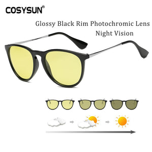2023 Occhiali da sole fotocromatici da donna Occhiali da sole per visione notturna da giorno femminile Occhiali da donna polarizzati Ombra femminile Smart Oculos de sol