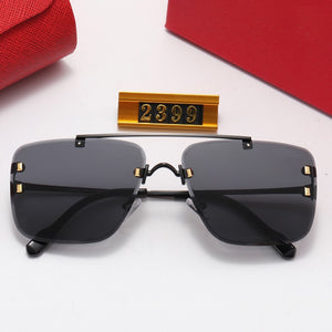 2023  brand  Tend Style for women Sunglasses Men Square Brand Design Frameless Sun Glasses Oculos Retro male