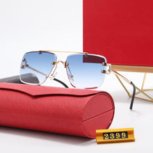 Load image into Gallery viewer, 2023  brand  Tend Style for women Sunglasses Men Square Brand Design Frameless Sun Glasses Oculos Retro male