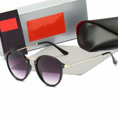 2023 Men Cool Leisure Vintage Semicircle Frame Sunglasses Women Sexy   Sunglasses On the Beach With Original Box