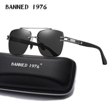 Load image into Gallery viewer, 2023 Men&#39;s Quality Sunglasses Male Driving Shades TAC Metal Brand Sun glasses Man Eyewear UV400 Original Designer Oculos