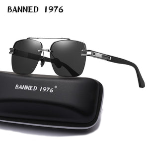 2023 Men's Quality Sunglasses Male Driving Shades TAC Metal Brand Sun glasses Man Eyewear UV400 Original Designer Oculos