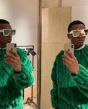 Load image into Gallery viewer, 2023 Men&#39;s Women&#39;s Square Gradient Sunglasses Retro Oversized Brand Designer Sunglasses UV400