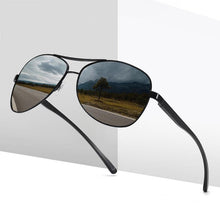 Load image into Gallery viewer, 2023 Metal Frame Quality Oversized Spring Leg Alloy Men Sunglasses Polarized Brand Designer Pilot Male Sun Glasses Driving