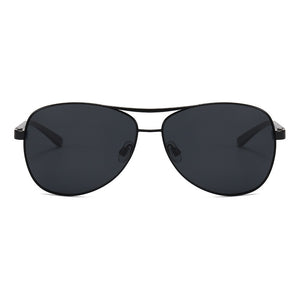 2023 Metal Frame Quality Oversized Spring Leg Alloy Men Sunglasses Polarized Brand Designer Pilot Male Sun Glasses Driving