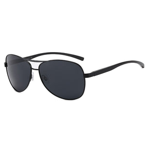 2023 Metal Frame Quality Oversized Spring Leg Alloy Men Sunglasses Polarized Brand Designer Pilot Male Sun Glasses Driving