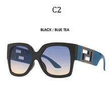 Load image into Gallery viewer, 2023 Classic Style Gradient Sunglasses Cool Women Vintage Brand Design Square Sun Glasses Oculos De Sol Large Frame