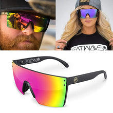 Load image into Gallery viewer, 2022  High quality  Heat Wave brand sunglasses square Conjoined lens Women men Gradient lens sun glasses UV400