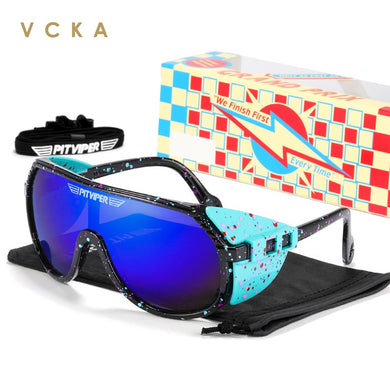2023 PIT VIPER occhiali da sole sportivi antivento oversize uomo donna alta qualità grande cornice TR90 lenti siamesi UV400 occhiali da sole