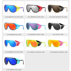 2023 PIT VIPER occhiali da sole sportivi antivento oversize uomo donna alta qualità grande cornice TR90 lenti siamesi UV400 occhiali da sole