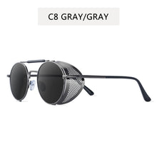 Load image into Gallery viewer, 2023 Round Steampunk Sunglasses Men Women Metal Glasses Brand Design Vintage Sunglasses  UV400 Gafas