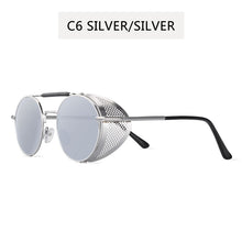 Load image into Gallery viewer, 2023 Round Steampunk Sunglasses Men Women Metal Glasses Brand Design Vintage Sunglasses  UV400 Gafas