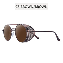 Load image into Gallery viewer, 2023 Round Steampunk Sunglasses Men Women Metal Glasses Brand Design Vintage Sunglasses  UV400 Gafas