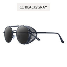 Load image into Gallery viewer, 2023 Round Steampunk Sunglasses Men Women Metal Glasses Brand Design Vintage Sunglasses  UV400 Gafas