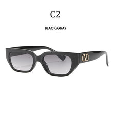 Load image into Gallery viewer, 2022  square Fashion Modern Women Style Vintage Sunglasses ins Cool Brand Design V Sun Glasses Oculos De Sol