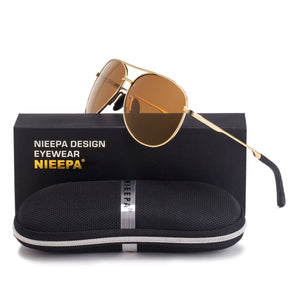 2023 NIEEPA Classic Top Brand Design Men Polarized Sunglasses Driving Sunglasses UV400  Brands Original Packaging Glasse