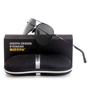 2023 NIEEPA Classic Top Brand Design Men Polarized Sunglasses Driving Sunglasses UV400  Brands Original Packaging Glasse