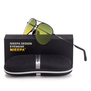 2023 NIEEPA Classic Top Brand Design Men Polarized Sunglasses Driving Sunglasses UV400  Brands Original Packaging Glasse