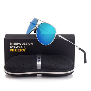 2023 NIEEPA Classic Top Brand Design Men Polarized Sunglasses Driving Sunglasses UV400  Brands Original Packaging Glasse
