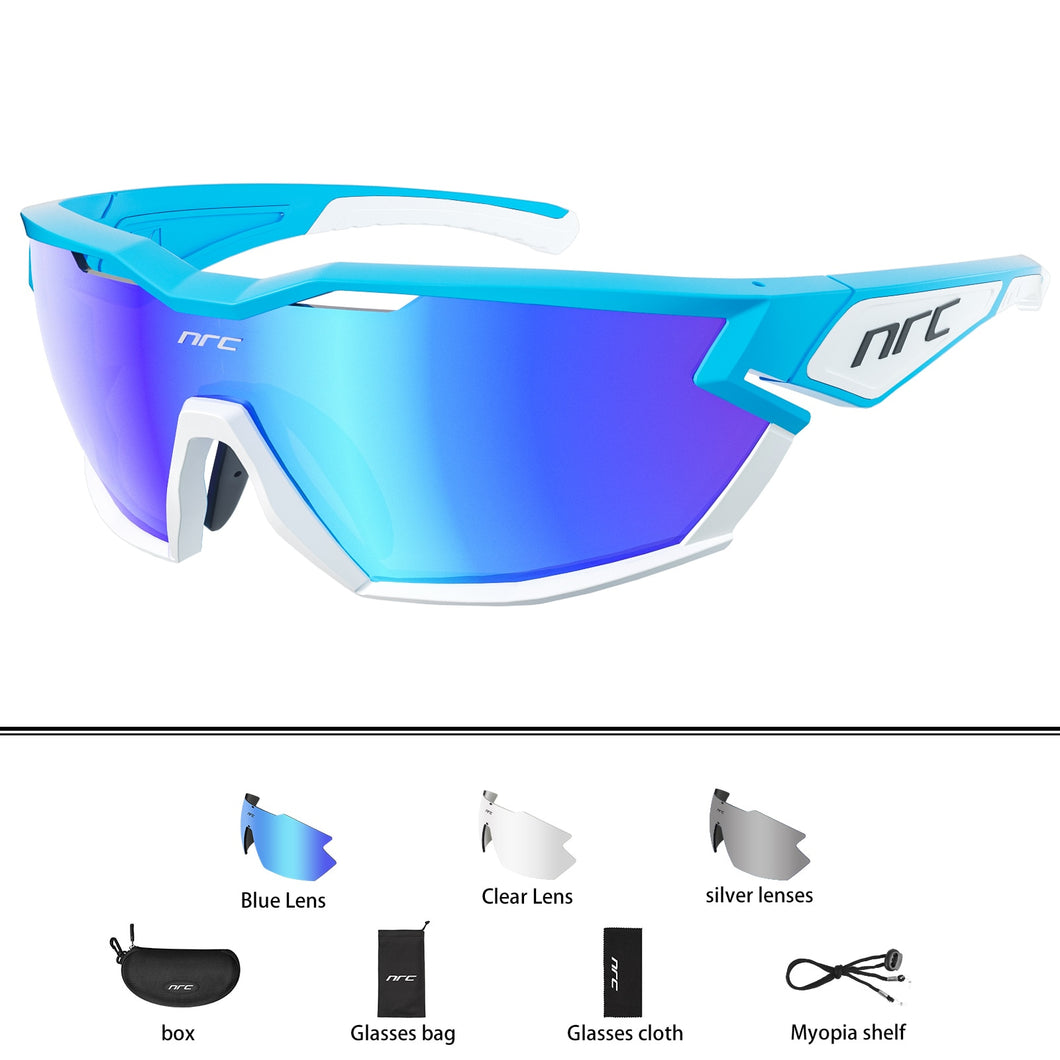 2022 NRC P-Ride Pochromic Cycling Glasses man Mountain Bike Bicycle Sport Cycling Sunglasses MTB Cycling Eyewear woman