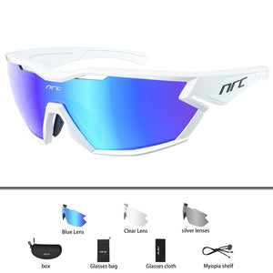 2022 NRC P-Ride Pochromic Cycling Glasses man Mountain Bike Bicycle Sport Cycling Sunglasses MTB Cycling Eyewear woman