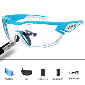 2022 NRC P-Ride Pochromic Cycling Glasses man Mountain Bike Bicycle Sport Cycling Sunglasses MTB Cycling Eyewear woman