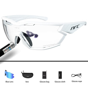 2022 NRC P-Ride Pochromic Cycling Glasses man Mountain Bike Bicycle Sport Cycling Sunglasses MTB Cycling Eyewear woman