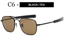 Load image into Gallery viewer, 2023  AO 8054military  army to pilot 52mm sunglasses brand American lens optical glass sunglasses sunglasses