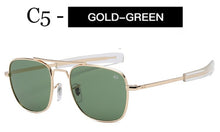 Load image into Gallery viewer, 2023  AO 8054military  army to pilot 52mm sunglasses brand American lens optical glass sunglasses sunglasses